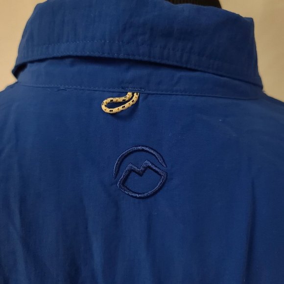 MAGELLAN OUTDOORS MAG WICK Mens Large Royal Blue Fish Long Sleeve Shirt - Picture 7 of 12